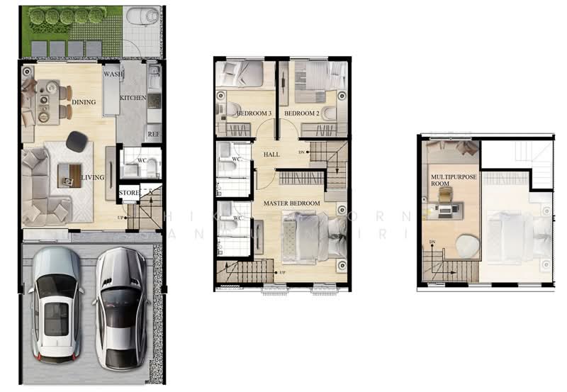 Indy 2 Bangna-Ramkhamhaeng 2, Bangkok, Soi Ramkhamhaeng 2, Dok Mai, Prawet, Bangkok, 3 Bedrooms, 137 sqm, Townhouse For Rent, by Thikhamporn Sanguansiri, 500246593 - DDproperty.com