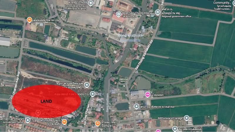สมุทรปราการ, สมุทรปราการ, บางเสาธง, บางเสาธง, สมุทรปราการ, 6,400 ตร.ม., ที่ดิน ขาย, โดย จิดาภา, 500246873 - DDproperty.com