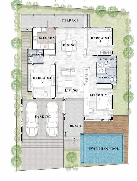 undefined, Chon Buri (Pattaya), Poong, Bang Lamung (Pattaya), Chon Buri (Pattaya), 3 Bedrooms, 251 sqm, Single Detached House For Sale, by Supicha Chorjong, 500247089 - DDproperty.com