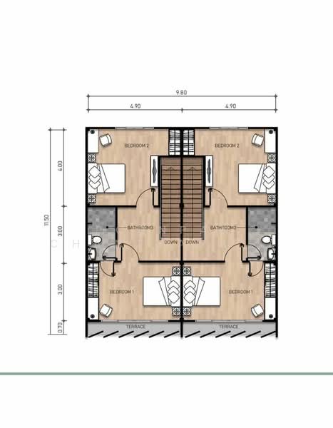 3-BR Townhouse, Bangkok, Talat Bang Khen, Lak Si, Bangkok, 3 Bedrooms, 174 sqm, Townhouse For Sale, by Pornpan Chantharakasemchai, 500247487 - DDproperty.com