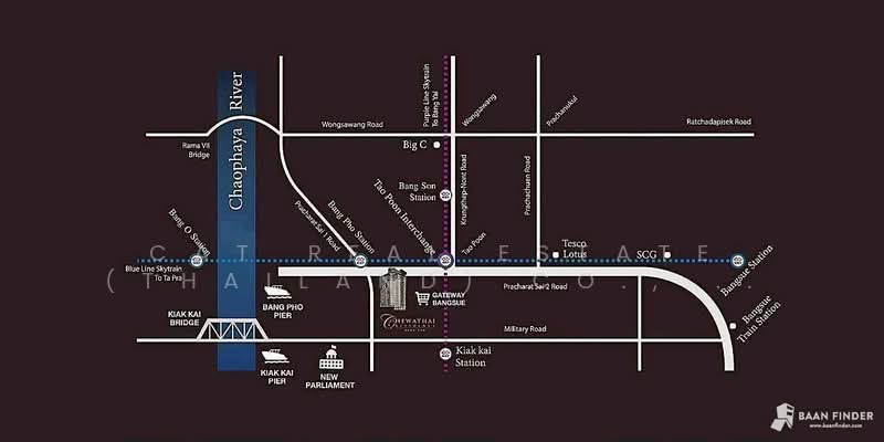 Chewathai Residence Bang Pho : ชีวาทัย เรสซิเดนซ์ บางโพ, กรุงเทพ, ถนนประชาราษฎร์ สาย 2, บางซื่อ, บางซื่อ, กรุงเทพ, 35 ตร.ม., คอนโด ขาย, โดย Cat Real Estate (Thailand) Co., Ltd., 500248915 - DDproperty.com