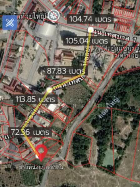 Land for Sale next to canal, Huai Yai, Pattaya, Chon Buri (Pattaya), Huai Yai, Bang Lamung (Pattaya), Chon Buri (Pattaya), , 800 sqm, Land For Sale, by Arissara Kamonrit, 500249051 - DDproperty.com