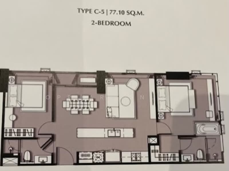 Hyde Heritage Thonglor: ไฮด์ เฮอริเทจ ทองหล่อ, Bangkok, 1199 ซอยสุขุมวิท 59, Khlong Tan Nua, Watthana, Bangkok, 2 Bedrooms, 77 sqm, Condo For Rent, by Noppharuj Nunta, 500249289 - DDproperty.com