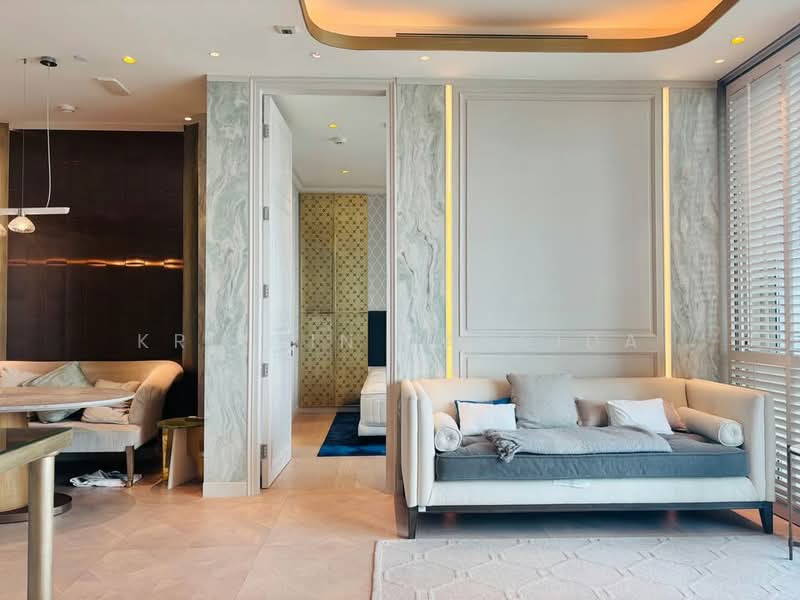 The Residences At Mandarin Oriental, Bangkok, 117 Charoen Nakorn Road, Khlong Ton Sai, Khlong San, Bangkok, 2 Bedrooms, 112 sqm, Condo For Rent, by Krittin Tansida, 500251206 - DDproperty.com