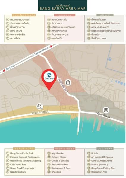 Sea Saran Condominium, Chon Buri (Pattaya), 190 Moo 2 Bangsaray, Bang Sa-re, Sattahip, Chon Buri (Pattaya), 2 Bedrooms, 74 sqm, Condo For Sale, by Achitaphop Klinpipat, 500251833 - DDproperty.com