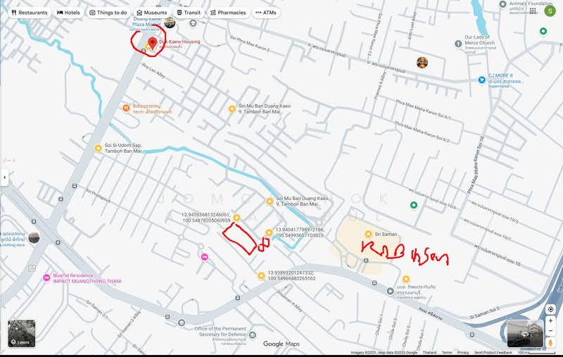 Land Pakkret Nonthaburi, นนทบุรี, ปากเกร็ด, ปากเกร็ด, นนทบุรี, 5,660 ตร.ม., ที่ดิน ขาย, โดย Jomchanok Aswavibul, 500252426 - DDproperty.com