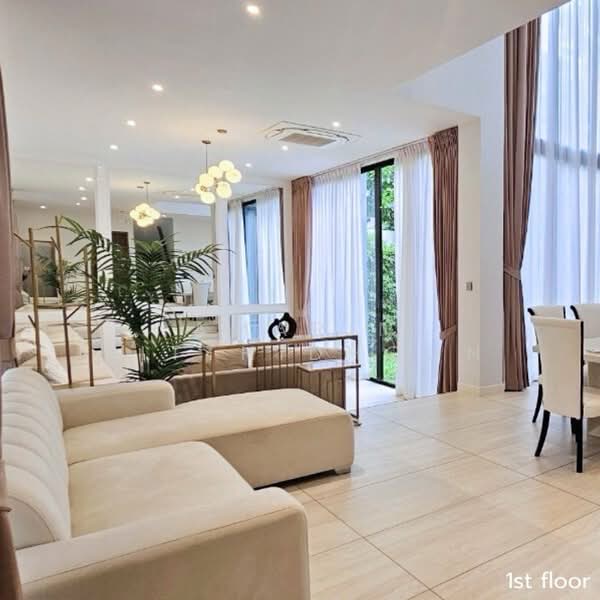 BuGaan Krungthep Kreetha, Bangkok, 109 15 Soi Krungthep Kreetha, Hua Mak, Bang Kapi, Bangkok, 4 Bedrooms, 430 sqm, Single Detached House For Rent, by Amarin Sitthidhoon, 500252833 - DDproperty.com