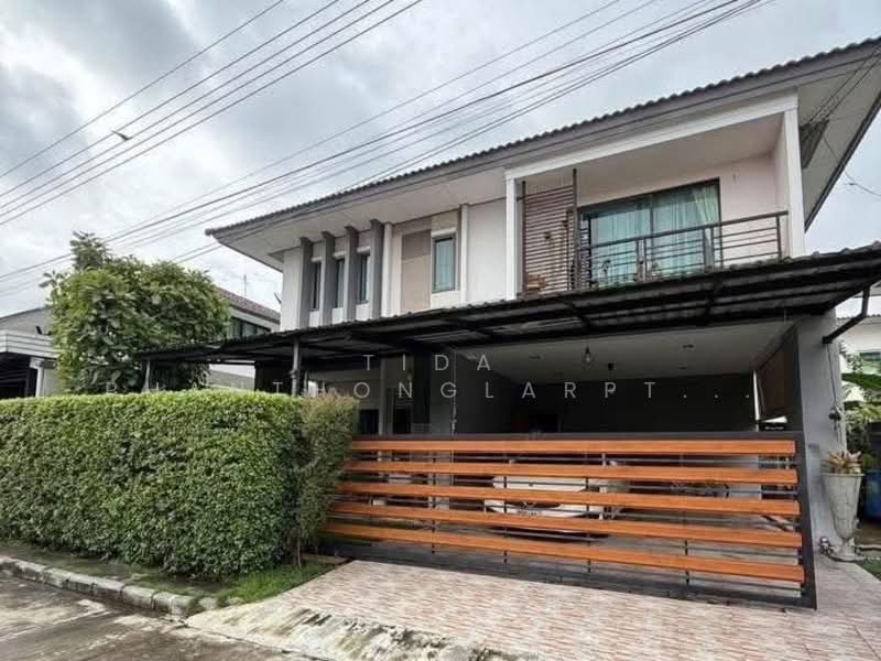 The two-story detached house, Habitia Watcharapol Village, near Ekamai Ramintra Expressway, near BTS, Bangkok, Khlong Tanon, Sai Mai, Bangkok, 3 Bedrooms, 180 sqm, Single Detached House For Rent, by Tida phanthonglarptawee, 500252872 - DDproperty.com