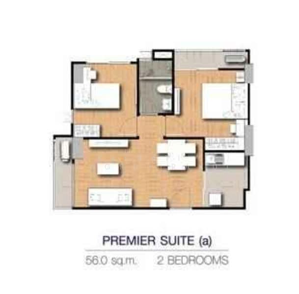 Supalai Veranda Phasi Charoen Station, Bangkok, Soi Phetkasem 56, Bang Wa, Phasi Charoen, Bangkok, 2 Bedrooms, 51 sqm, Condo For Rent, by Keerati  Wangrujirakul, 500253436 - DDproperty.com