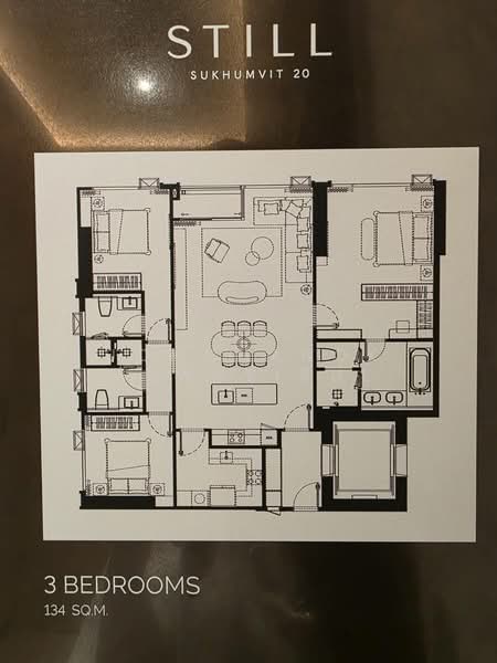 STILL Sukhumvit 20, Bangkok, Khlong Toei, Khlong Toei, Bangkok, 3 Bedrooms, 134 sqm, Condo For Sale, by Jomchanok Aswavibul, 500254208 - DDproperty.com