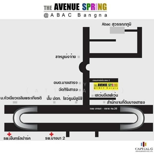 The Avenue Spring @ ABAC Bangna, Samut Prakan, Bangna-Trad Km.26, Bang Sao Thong, Bang Sao Thong, Samut Prakan, Studio, 23 sqm, Condo For Rent, by JOY (Attanakan), 500254766 - DDproperty.com