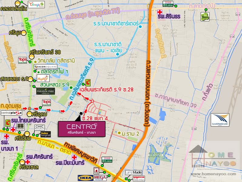 Centro Srinakarin-Bangna : บ้านเดี่ยว เซนโทร ศรีนครินทร์-บางนา, กรุงเทพ, ถนนเฉลิมพระเกียรติ ร.9, หนองบอน, ประเวศ, กรุงเทพ, 200 ตร.ม., บ้านเดี่ยว ขาย, โดย รุ่งรัตน์ ไมตรีจิตถาวร, 500255122 - DDproperty.com