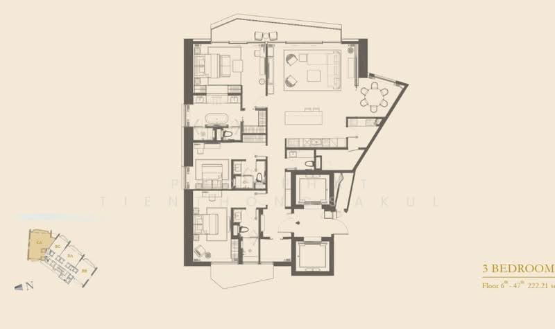 The Residences At Mandarin Oriental : เดอะ เรสซิเดนซ์ แอท แมนดาริน โอเรียนเต็ล, กรุงเทพ, 117 ถนนเจริญนคร, คลองต้นไทร, คลองสาน, กรุงเทพ, 223 ตร.ม., คอนโด ขาย, โดย Poomphat Tienthongsakul, 500255139 - DDproperty.com