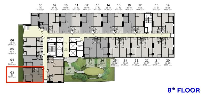 IDEO Ramkamhaeng Lamsali Station, Bangkok, Ramkhamhaeng Road, Hua Mak, Bang Kapi, Bangkok, 2 Bedrooms, 40 sqm, Condo For Rent, by Ulaiwan Boonsiri, 500255193 - DDproperty.com