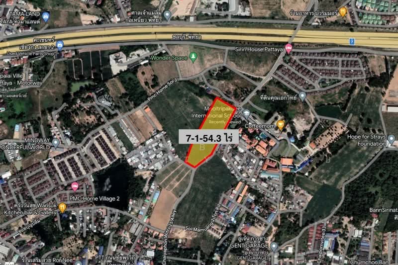 ที่ดินบางละมุง ชลบุรี, Chon Buri (Pattaya), Nong Pru, Bang Lamung (Pattaya), Chon Buri (Pattaya), , 11,816 sqm, Land For Rent, by The Best Property นาเดีย, 500255555 - DDproperty.com