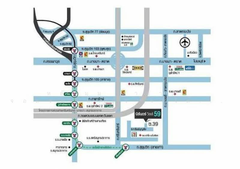 Nirun Ville 59, Samut Prakan, Bang Mueng, Muang Samut Prakarn, Samut Prakan, 3 Bedrooms, 48 sqm, Townhouse For Sale, by หลังมุม หายาก! จอดรถนอกรั้วบ้านได้เพิ่มสองคัน!! ทาวน์โฮม นิรันดร์ วิลล์ 59 (Nirun Ville 59) 24 ตร.ว., 500255675 - DDproperty.com