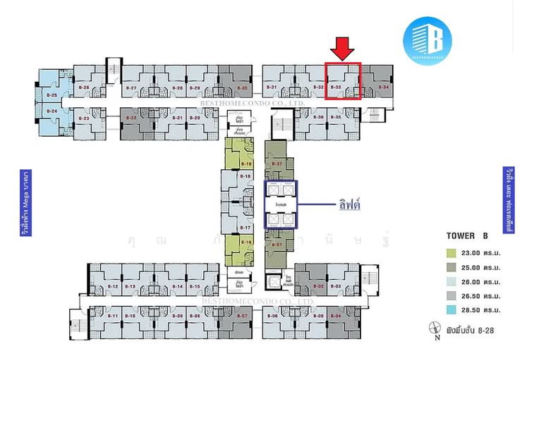 Lumpini Mega City Bangna, Samut Prakan, Bang Na-Trat Frontage Rd, Bang Kaeo, Bang Plee, Samut Prakan, 1 Bedroom, 26 sqm, Condo For Rent, by คุณ ภัทรานิษฐ์, 500256628 - DDproperty.com