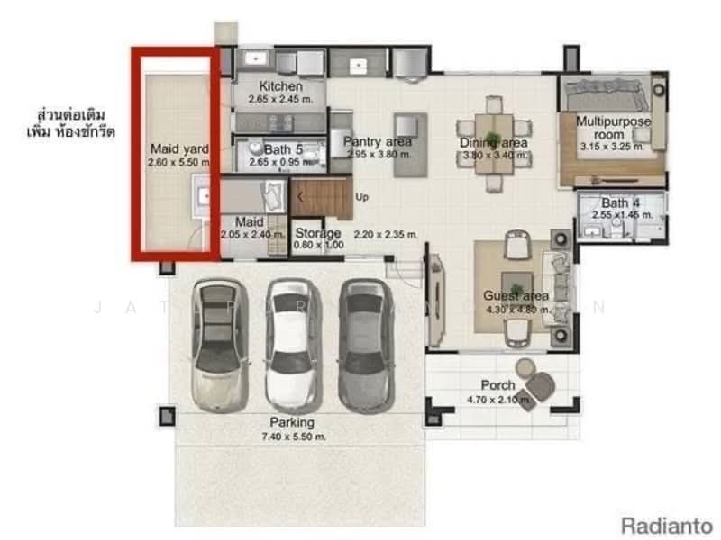 Nantawan Ramintra-Paholyothin 50, Bangkok, Thep Rak Road, Tha Rang, Bang Khen, Bangkok, 4 Bedrooms, 291 sqm, Single Detached House For Rent, by Jatuporn Amonsin, 500256984 - DDproperty.com