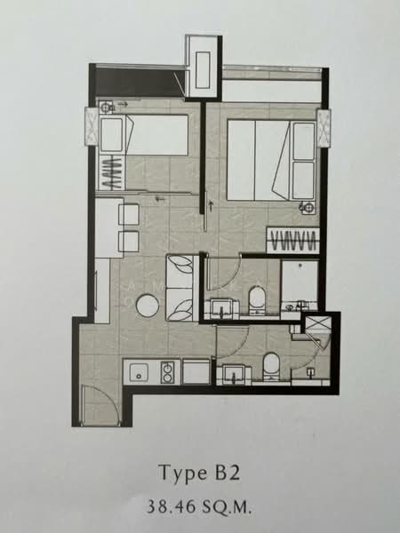 Walden Asoke, Bangkok, 120 12 Sukhumvit Road, Khlongtoei Nua, Watthana, Bangkok, 2 Bedrooms, 39 sqm, Condo For Rent, by Amwika Karoonsombat, 500257177 - DDproperty.com