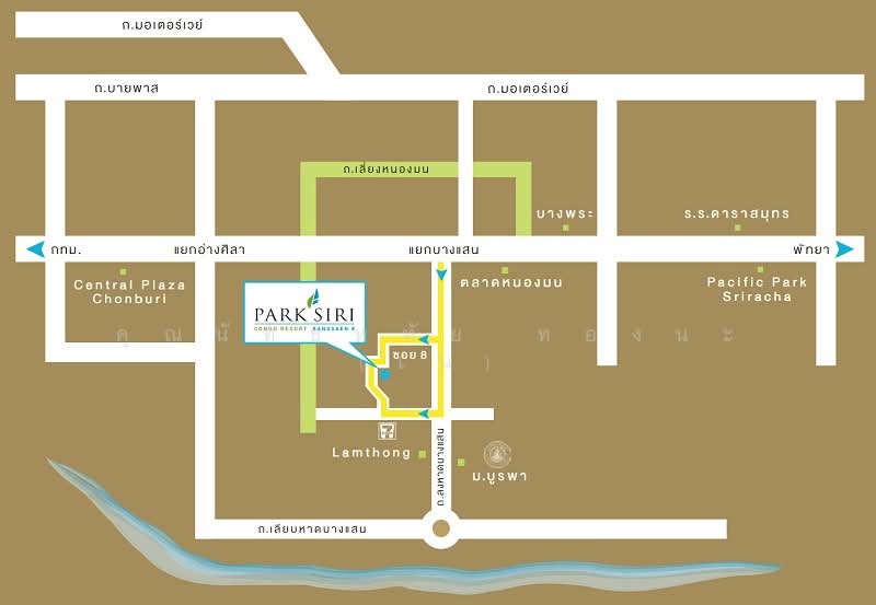 Park Siri Condo Bangsaen, Chon Buri (Pattaya), Soi 12, Saen Suk, Muang Chon Buri, Chon Buri (Pattaya), 1 Bedroom, 30 sqm, Condo For Sale, by คุณนัทธ์หทัย ทองนะ (เน), 500257781 - DDproperty.com