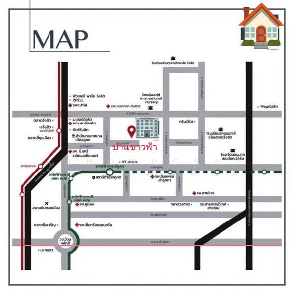 ชาวฟ้า ซ.ลำลูกกา11/22, Pathum Thani, Khu Khot, Lam Luk Ka, Pathum Thani, , 168 sqm, Shophouse For Sale, by AJHOMECENTER - คุณอ้อย, 500258495 - DDproperty.com