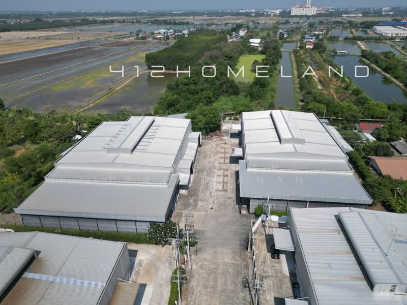 For Sale - ขายโรงงาน 3,450 ตร.ม. เนื้อที่ 5 ไร่ ผังสีม่วง น้ำไฟพร้อม รถใหญ่เข้าได้ บางเสาธง, สมุทรปราการ, Samut Prakan