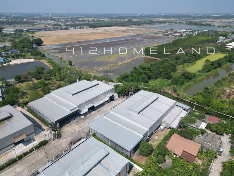 For Sale - ขายโรงงาน 3,450 ตร.ม. เนื้อที่ 5 ไร่ ผังสีม่วง น้ำไฟพร้อม รถใหญ่เข้าได้ บางเสาธง, สมุทรปราการ, Samut Prakan