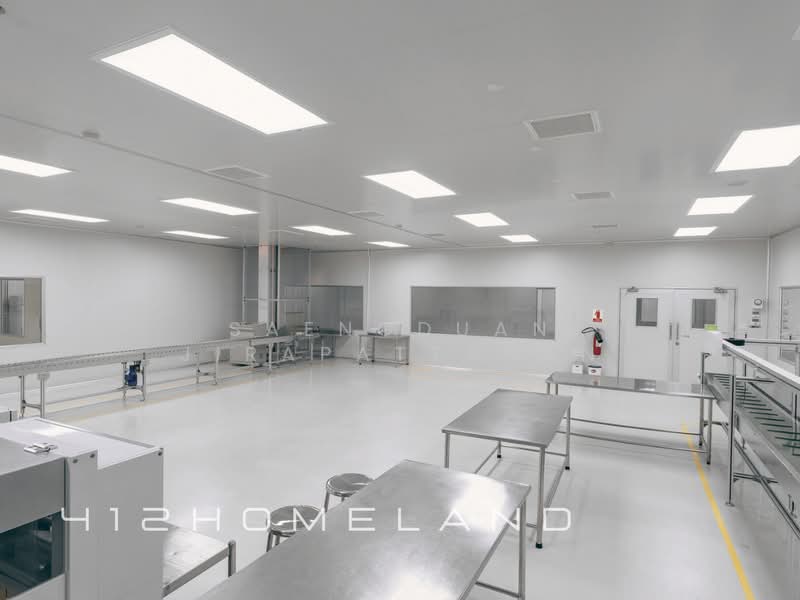 For Sale - ขายโรงงาน 3,450 ตร.ม. เนื้อที่ 5 ไร่ ผังสีม่วง น้ำไฟพร้อม รถใหญ่เข้าได้ บางเสาธง, สมุทรปราการ, Samut Prakan