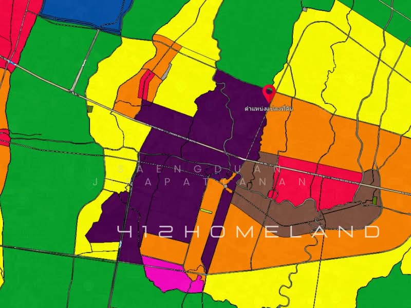 For Sale - ขายโรงงาน 3,450 ตร.ม. เนื้อที่ 5 ไร่ ผังสีม่วง น้ำไฟพร้อม รถใหญ่เข้าได้ บางเสาธง, สมุทรปราการ, Samut Prakan