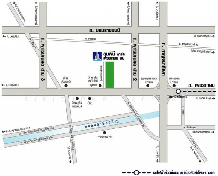 Lumpini Park Phetkasem 98, Bangkok, 98 Petchkasem Road, Bang Kae Nua, Bang Khae, Bangkok, 1 Bedroom, 23 sqm, Condo For Rent, by Sirithong Saetang, 500258707 - DDproperty.com