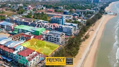 ขาย - ที่ดินพร้อมสิ่งปลูกสร้างติดทะเลชะอำ, เพชรบุรี