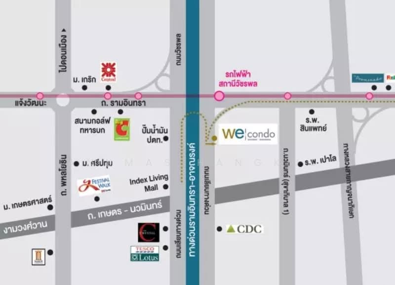 We Condo Ekkamai-Ramindra, Bangkok, Pradit Manutham Road, Tha Rang, Bang Khen, Bangkok, 1 Bedroom, 34 sqm, Condo For Sale, by Anumas Hangkul, 500259658 - DDproperty.com