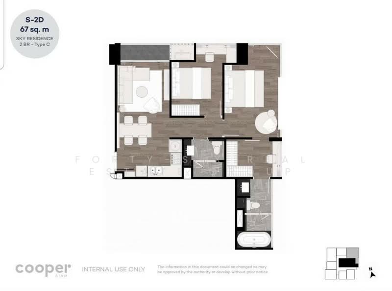 Cooper Siam, Bangkok, Soi Rong Mueang 5, Rong Muang, Pathum Wan, Bangkok, 2 Bedrooms, 67 sqm, Condo For Rent, by Forty-Six Real Estate Group, 500260171 - DDproperty.com