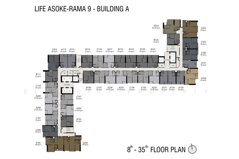Life Asoke-Rama 9 : ไลฟ์ อโศก พระราม 9, กรุงเทพ, 626 ถนนอโศก-ดินแดง แขวงมักกะสัน เขตราชเทวี กรุงเทพมหานคร, มักกะสัน, ราชเทวี, กรุงเทพ, 32 ตร.ม., คอนโด ขาย, โดย Blueprint Property, 500260353 - DDproperty.com