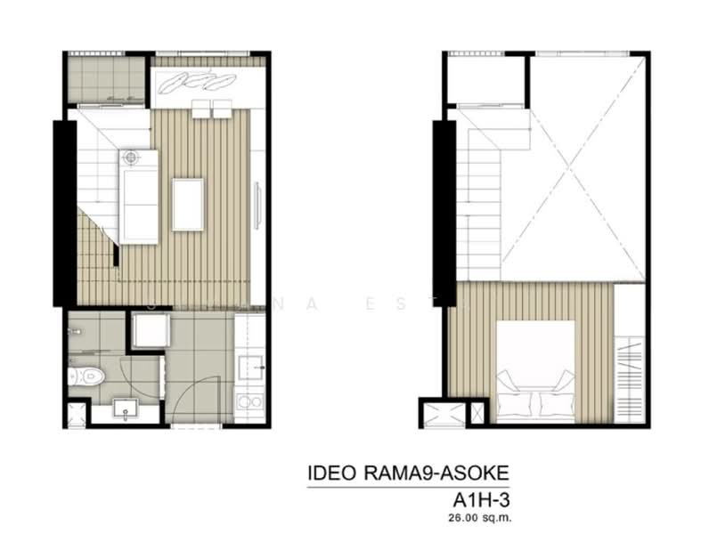 IDEO Rama 9-Asoke, Bangkok, Rama 9 Road, Huai Khwang, Huai Khwang, Bangkok, 1 Bedroom, 37 sqm, Condo For Sale, by Sivana Estate, 500260548 - DDproperty.com