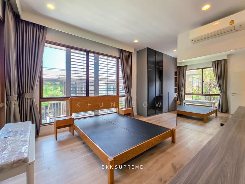 Burasiri Krungthep Kreetha, Bangkok, 95 Soi Pracha Ruam Chai, Hua Mak, Bang Kapi, Bangkok, 4 Bedrooms, 300 sqm, Single Detached House For Rent, by Khun Bow, 500260572 - DDproperty.com