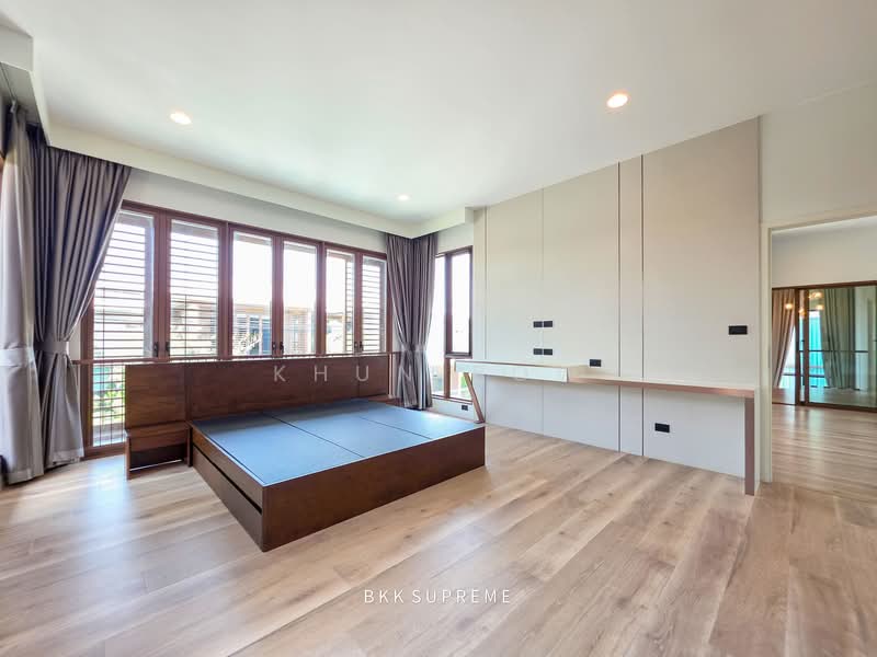 Burasiri Krungthep Kreetha, Bangkok, 95 Soi Pracha Ruam Chai, Hua Mak, Bang Kapi, Bangkok, 4 Bedrooms, 300 sqm, Single Detached House For Rent, by Khun Bow, 500260572 - DDproperty.com