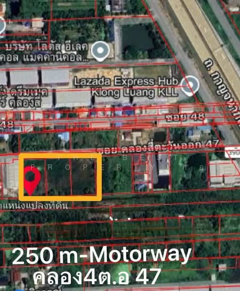 ที่ดินคลองหลวง ปทุมธานี, Pathum Thani, Khlong Si, Khlong Luang, Pathum Thani, , 2,136 sqm, Land For Sale, by The Best Property ก้อ, 500261609 - DDproperty.com