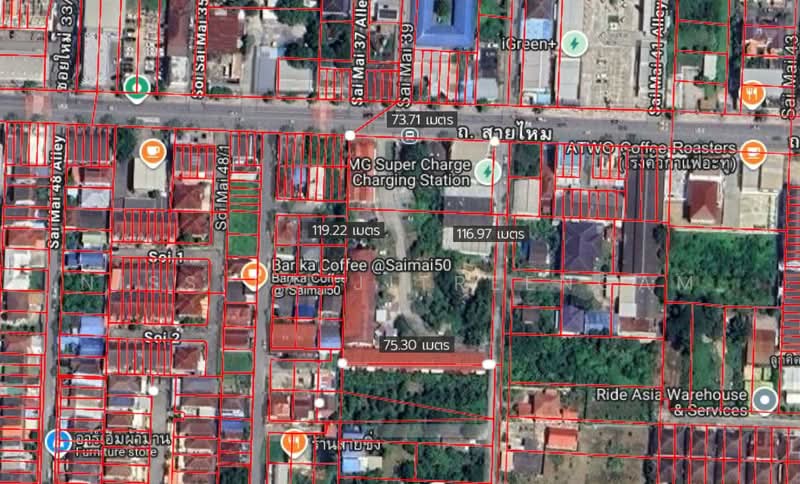 ที่ดินติดถนนใหญ่สายไหม 5.5 ไร่ หน้ากว้าง 75m | เพียง 70,000.-/ตร.ว, Bangkok, Sai Mai, Sai Mai, Bangkok, , 9,140 sqm, Land For Sale, by Nissita Jitreengam, 500262713 - DDproperty.com