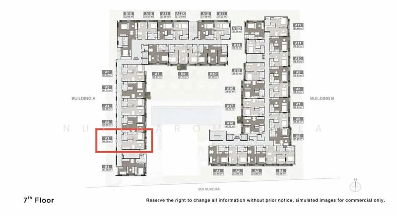 Noble Ambience Sukhumvit 42, Bangkok, 55 Suk Chai Alley, Khong Tan, Khlong Toei, Bangkok, 1 Bedroom, 38 sqm, Condo For Sale, by Nuttharom Linla, 500263570 - DDproperty.com