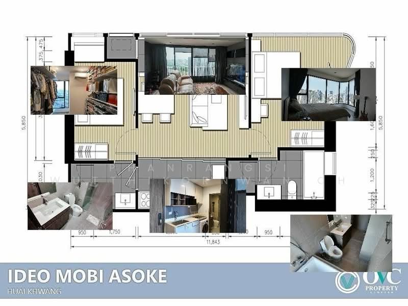 IDEO Mobi Asoke, Bangkok, New Petchaburi Road, Bang Kapi, Huai Khwang, Bangkok, 2 Bedrooms, 62 sqm, Condo For Sale, by Phanrangsi Wutthikornwanich, 500263933 - DDproperty.com