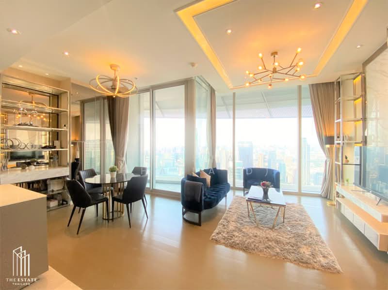 Magnolias Waterfront Residences, Bangkok, 259 Charoen Nakhon Road, Khlong Ton Sai, Khlong San, Bangkok, 2 Bedrooms, 82 sqm, Condo For Rent, by The Estate (Thailand), 500265204 - DDproperty.com