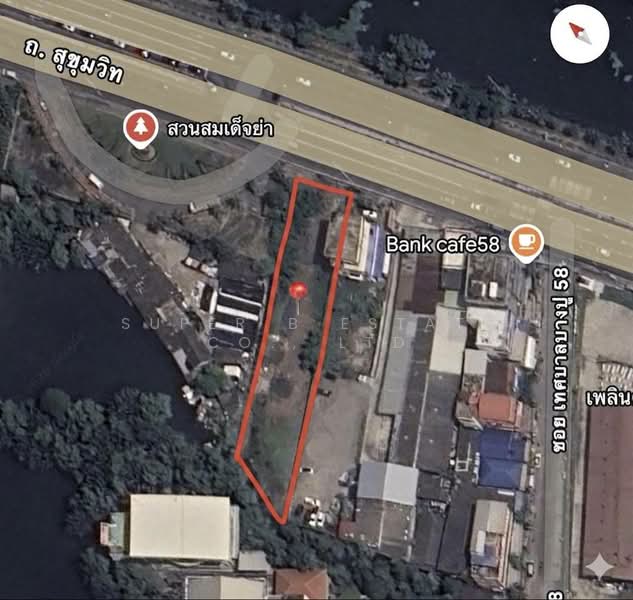 ที่ดิน ติดถนนสุขุมวิท, สมุทรปราการ, สุขุมวิท, ท้ายบ้าน, เมืองสมุทรปราการ, สมุทรปราการ, 1,792 ตร.ม., ที่ดิน ขาย, โดย Super B Estate Co., Ltd, 500265315 - DDproperty.com