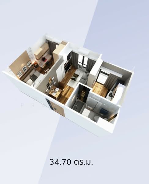 Plus Condo Sriracha, Chon Buri (Pattaya), Sriracha-Nongyaibu Road, Surasak, Si Racha, Chon Buri (Pattaya), 1 Bedroom, 34 sqm, Condo For Sale, by The Best Property  ส้ม, 500265675 - DDproperty.com