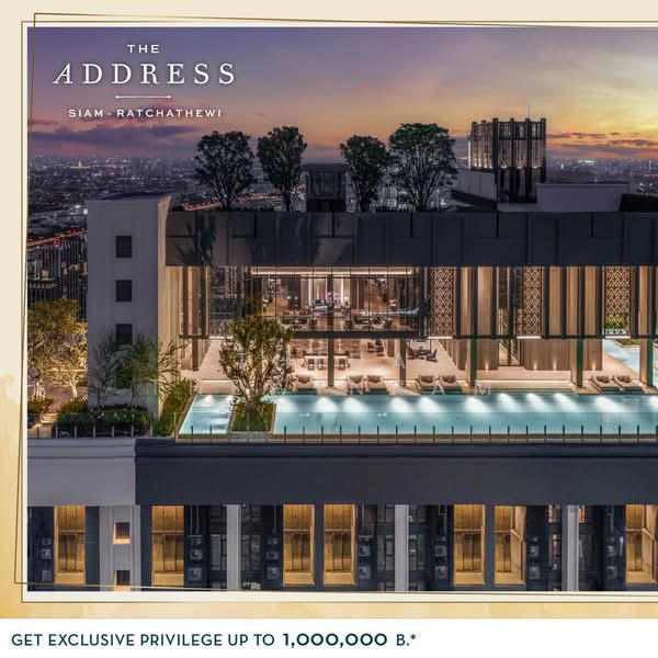 The Address Siam-Ratchathewi, Bangkok, 500 Phetchaburi Road, Thanon Phetchaburi, Ratchathewi, Bangkok, 1 Bedroom, 37 sqm, Condo For Rent, by Thida Thewinram, 500265934 - DDproperty.com