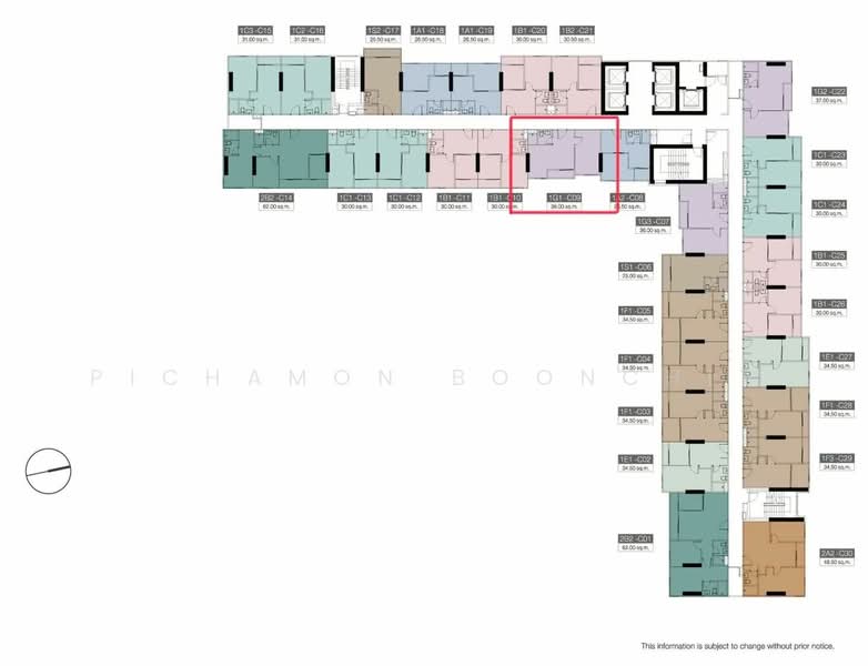 The Parkland Phetkasem 56, Bangkok, Phetkasem Road, Bang Wa, Phasi Charoen, Bangkok, 1 Bedroom, 36 sqm, Condo For Sale, by Pichamon Boonchit, 500266224 - DDproperty.com
