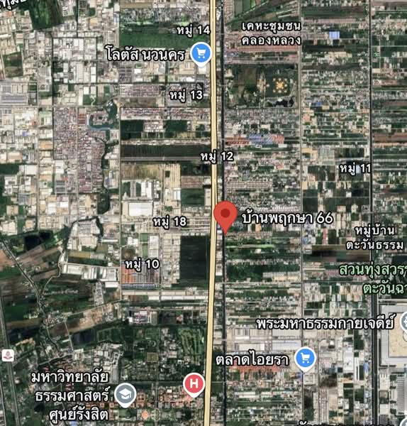 หมู่บ้านพฤกษา66 นวนคร-ตลาดไท 1.5 ล้าน, Pathum Thani, พหลโยธิน, Khlong Nung, Khlong Luang, Pathum Thani, 3 Bedrooms, 73 sqm, Townhouse For Sale, by Wasan Wasati, 500266839 - DDproperty.com