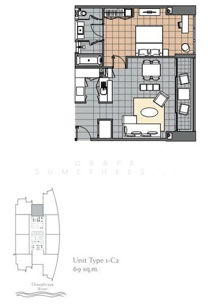 The River by Raimon Land, Bangkok, Soi Charoen Nakorn 13, Charoen Nakorn Road, Khlong Ton Sai, Khlong San, Bangkok, 1 Bedroom, 68 sqm, Condo For Sale, by Orapa Sumetheesirisakul, 500266844 - DDproperty.com