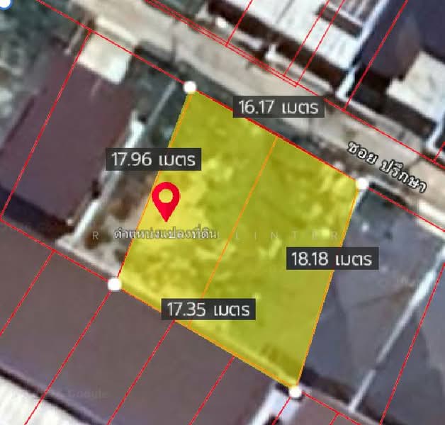 For Sale - Land for sale in Nikhom Phatthana, 80 square wah, next to a concrete road,, Rayong