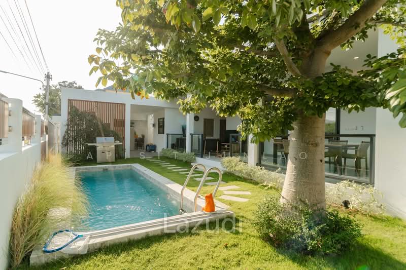 MODERN POOL VILLA DESIGNED FOR COMFORTABLE LIVING AND RELAXING LIFESTYLE, ประจวบคีรีขันธ์, หนองแก, หัวหิน, ประจวบคีรีขันธ์, 160 ตร.ม., วิลล่า ขาย, โดย Apisit Junlao, 500268076 - DDproperty.com